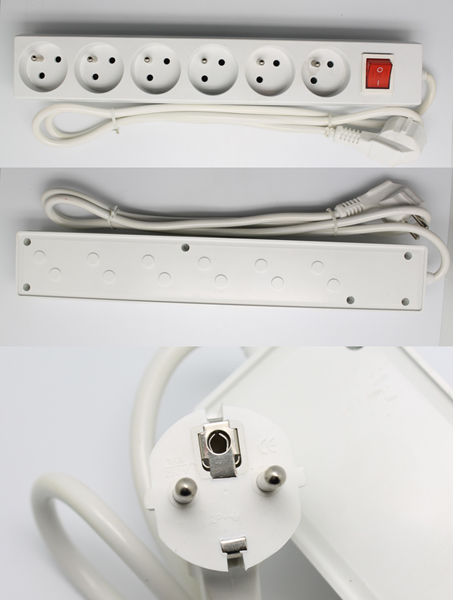 FG050A	法式法标法规法式法标法规 排插插座插板6位接地三极插座